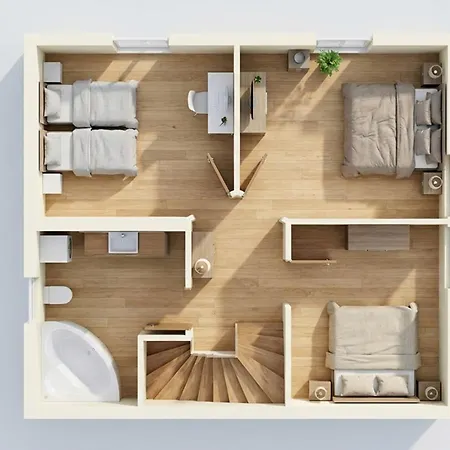Holiday home Am - 4-raum Haeuser Dhh See- Idyll 2 Korswandt